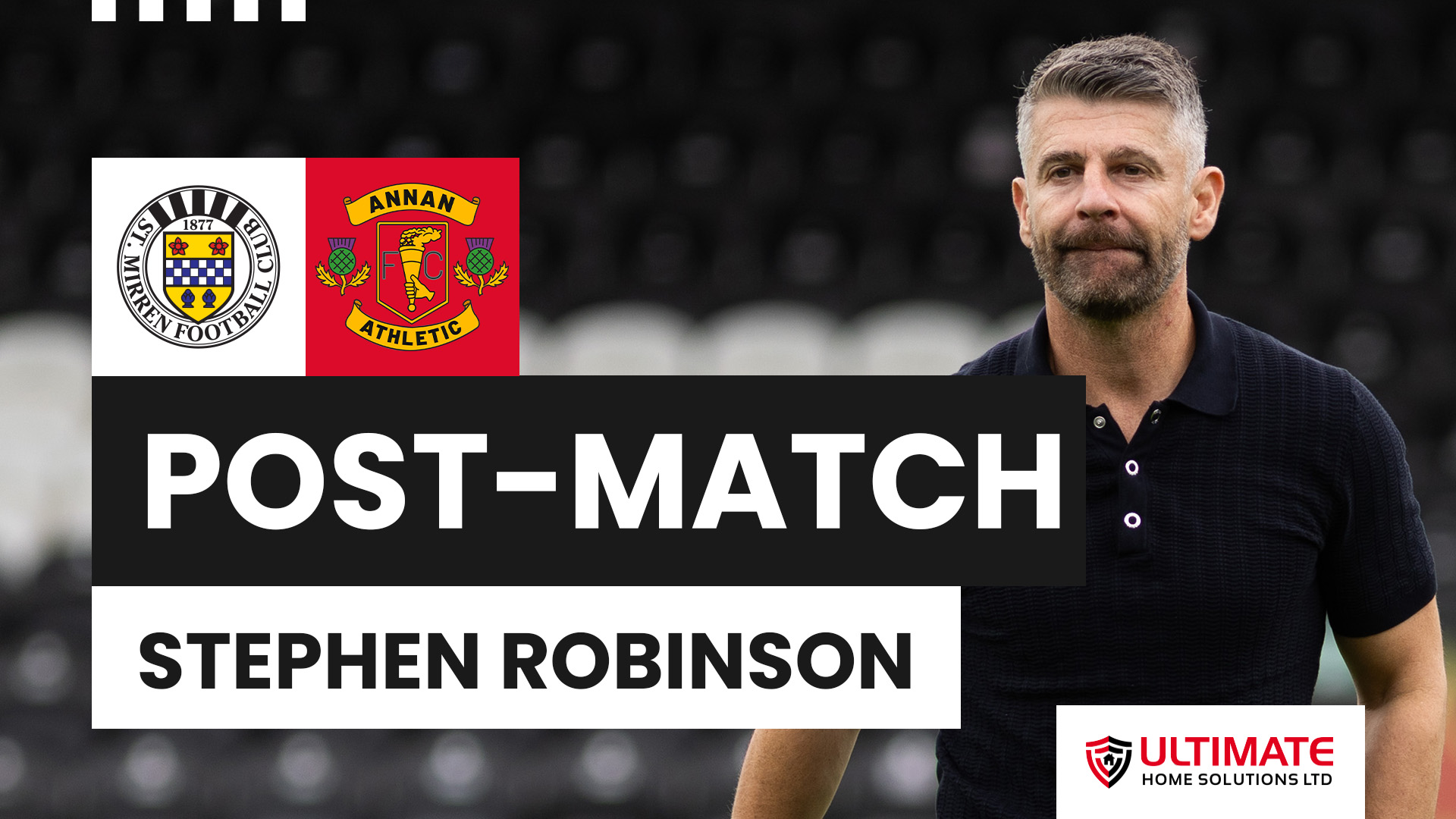 Stephen Robinson Post-Annan Athletic