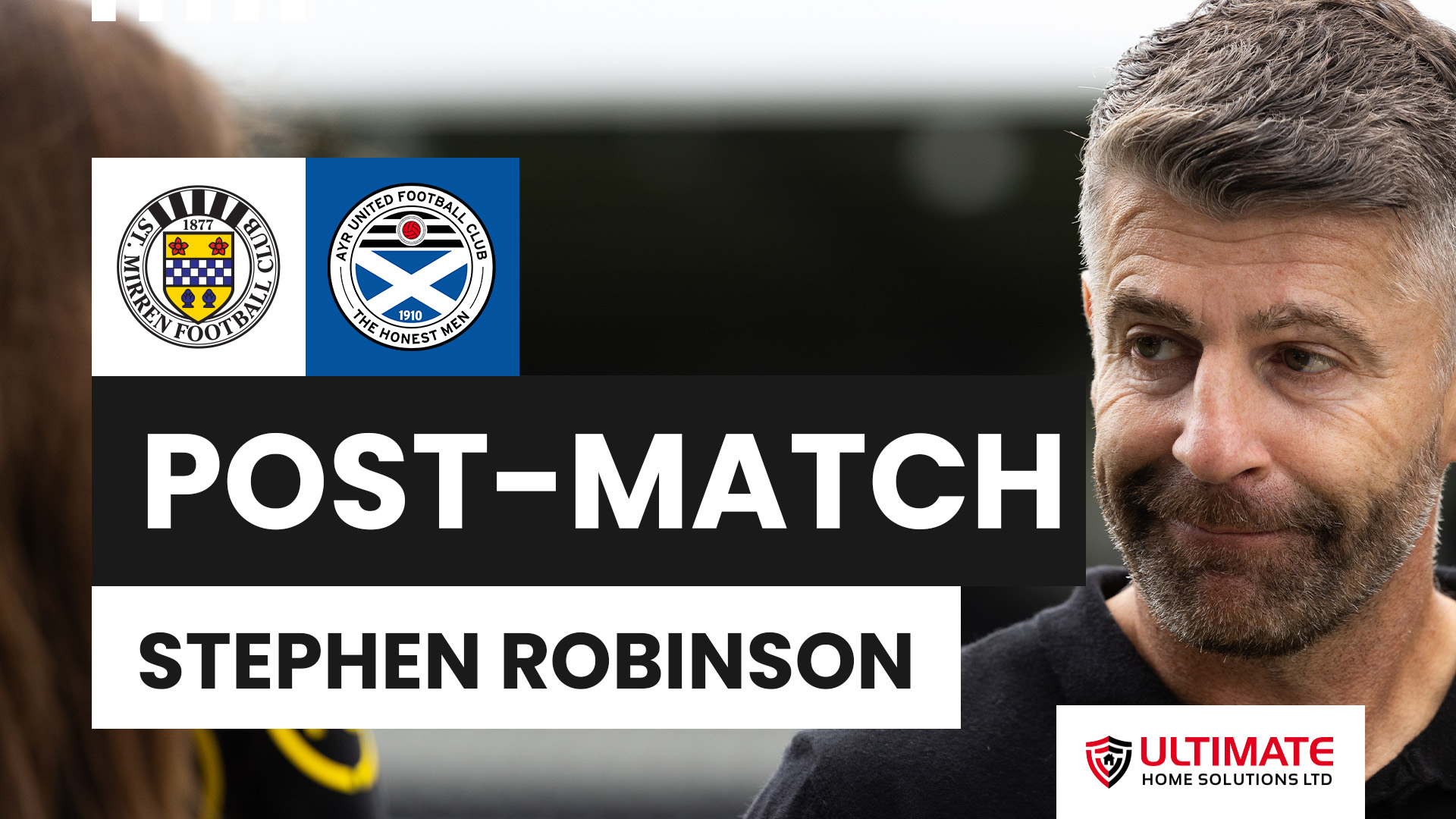 Stephen Robinson Post-Ayr United