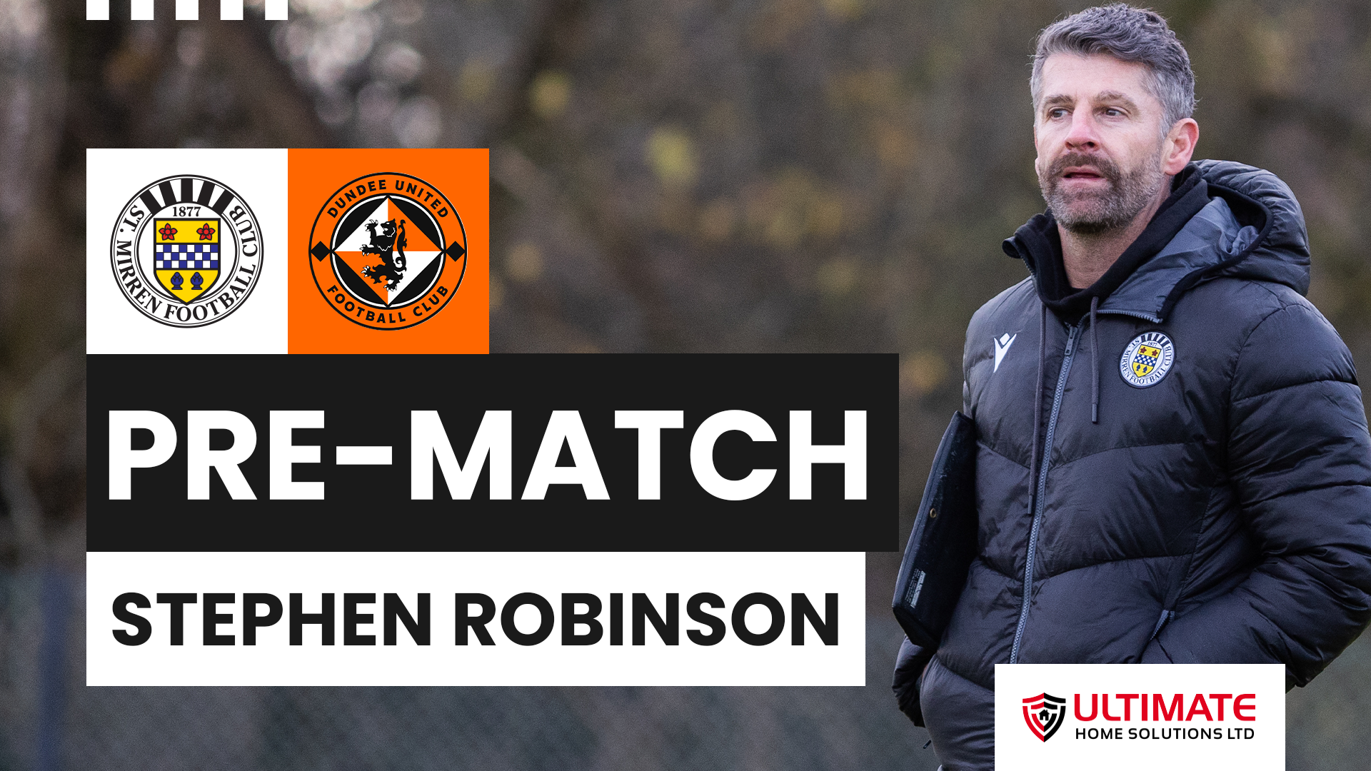 Stephen Robinson Pre-Dundee United