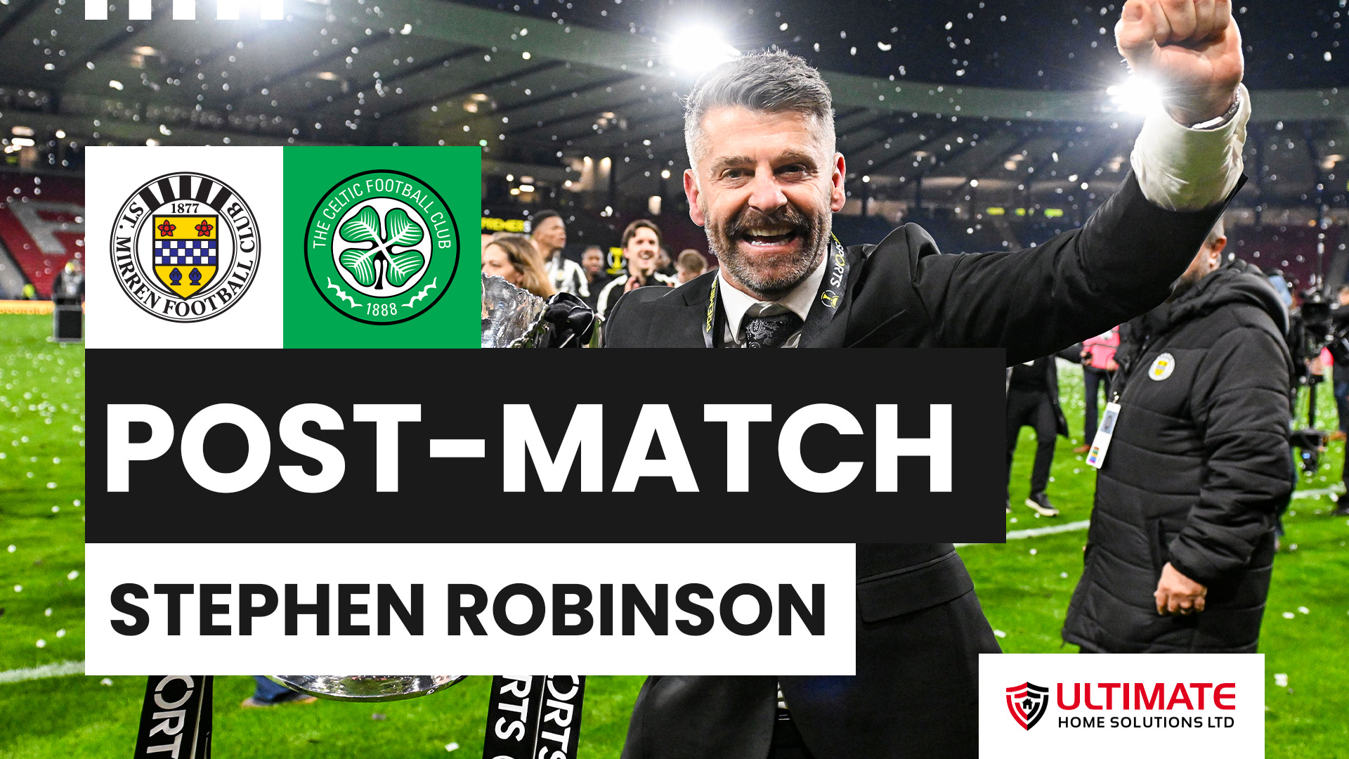 Stephen Robinson Post-Premier Sports Cup Final