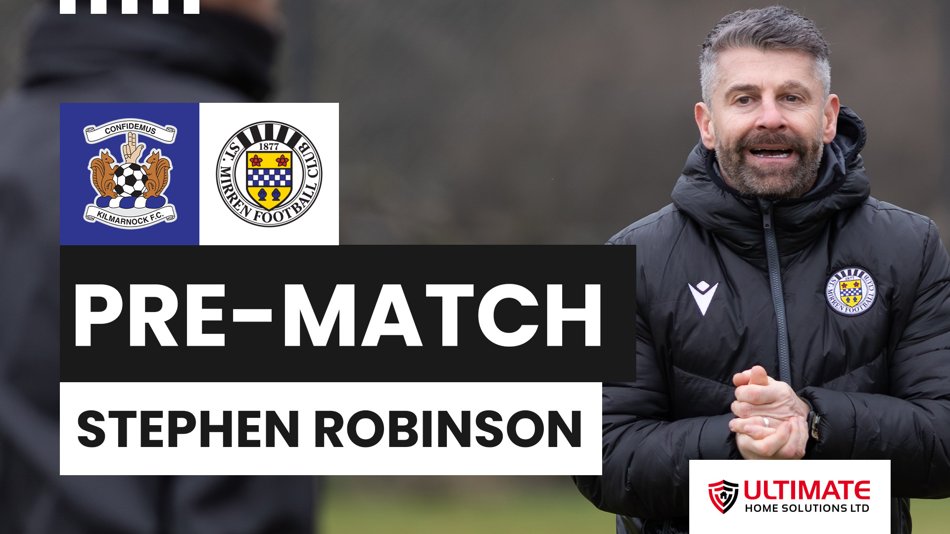 Stephen Robinson Pre-Kilmarnock